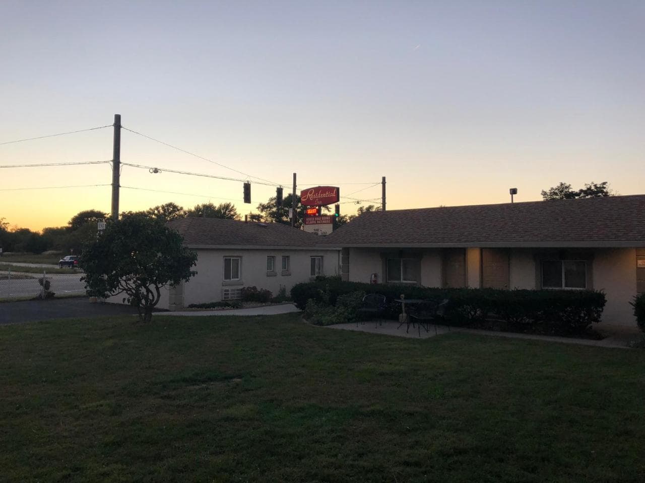 Residential Inn welcoming signage